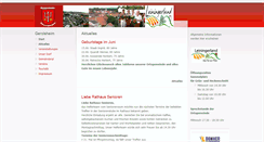 Desktop Screenshot of gerolsheim.de